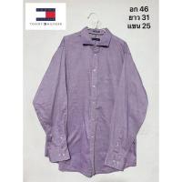 ราคา เสื้อเชิ้ตผู้ชาย มือสอง Tommy Hilfiger อก46 (24171828760)