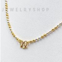 ราคา THAIJY15 k618 สร้อยคอสองกษัตริย์ ** ยาว 18 นิ้ว*** ลายไข่ปลา ทนทาน ไม่แพ้ ไม่คัน (22635328510)