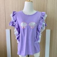 ราคา เสื้อยืดสีม่วงลายหอยเชลล์ (3532495833)