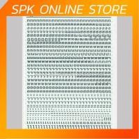 ราคา แผ่นอักษรลอก Part 7 ตัวลอกอักษร ขนาดต่างๆ Letterpress ตัวอักษรขูดลอก (5549095104)