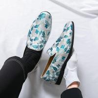 ราคา Man Loafers Daily Round Toe Fashion Faux Suede Party Slip-On shoes Wedding Solid Color Leather Casual shoes (29981469603)
