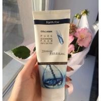 ราคา Farm Stay Collagen Pure Cleansing Foam - 180 ml.- ทำความสะอาดผิวอย่างมีประสิทธิภาพ ริ้วรอยตื้นขึ้น (23369480518)