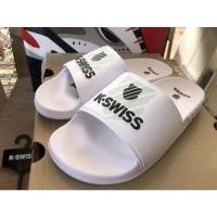 ราคา (ราคาป้าย 590) K-SWISS Rise รองเท้าแตะ สีขาว ไซส์ 43. พื้นนุ่มมม (10402601752)
