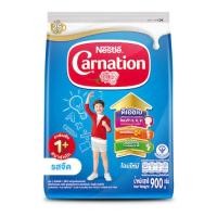 ราคา CARNATIONนมผงคาร์เนชั่น1+วันพลัสสมาร์ทโกนมผงผสมใยอาหารรสจืด900กรัม (3396697831)