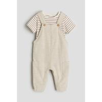 ราคา H&M(เอชแอนด์เอ็ม) ชุดผ้าฝ้าย 2 ชิ้น เด็กผู้ชาย 1131496_1 (29804398699)