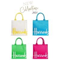 ราคา Harrods ( Pre-Order ) Size S Cotton Logo Tote Bag New2024 ของแท้100% จากอังกฤษ (24283787547)