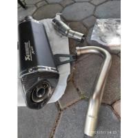 ราคา ท่อ akrapovic ปลายคาร์บอนแท้ตรงรุ่น xmax 300 (9973408365)