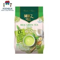 ราคา Muz Tea มัซที ชาเขียวนมสำเร็จรูป ชนิดผง 25g x15ซอง ชาเขียว ชา (29401277074)