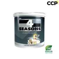 ราคา สี TOA โฟร์ซีซั่นส์ สีทาฝ้า เพดาน ชนิดด้านพิเศษ ขนาด 3.785 ลิตร TOA 4 Season สีน้ำอะคริลิค A7000 A8000 (40711107749)