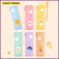ราคา [Kakao Friends] กล่องดินสอ Official Korean Stationery Mini Flat Pencil Case for School (40918628221)