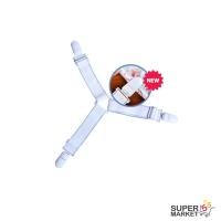 ราคา ที่รัดขอบเตียง ที่รัดมุมเตียง ที่รัดมุม ผ้าปูที่นอน สายรัดผ้าปูที่นอน สายรัดมุมเตียง 1 แพ็ค 4 ชิ้น (6022683950)