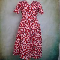 ราคา เดรสยาวสาวอวบ เดรสลายดอกคนอ้วน เดรสไซส์ใหญ่ (5918800124)