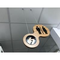 ราคา ป้ายบอกทางไปห้องน้ำ ชาย-หญิง แบบแขวนสลิงสองหน้า (PT-231) (19289857051)