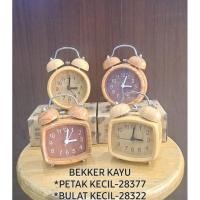 ราคา นาฬิกาปลุก - นาฬิกาปลุก - นาฬิกาตั้งโต๊ะไม้ทรงกลม (26543036389)