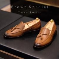 ราคา British รองเท้าหนัง รุ่น Tassel Loafers (8067607395)