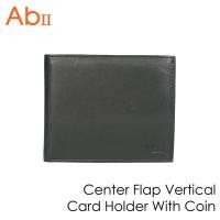 ราคา [Albedo] Center Flap Vertical Card Holder With Coin กระเป๋าสตางค์หนังแกะ/กระเป๋าสตางค์ ยี่ห้อ AbII - A2SM10299 (16789030238)
