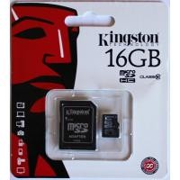 ราคา 16 GB MICRO SD CARD KINGSTON CLASS 10 (302288804)