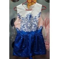 ราคา จั้มสูทขาสั้น size L ป้าย Something งานผ้าทอสวย เหมือนใหม่ค่ะ (29392751047)