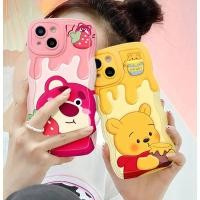 ราคา เคสโทรศัพท์มือถือ TPU นิ่ม ปิดด้านหลัง ลายหมีสตรอเบอร์รี่ วินนี่ คลื่น สําหรับ VIVO 1814 1815 1929 VIVO 1816 1817 1820 1811 1807 VIVO 1904 1940 1902 1901 VIVO 1938 (20194502650)