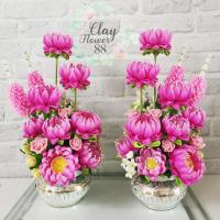 ราคา ชุดคู่ ไหว้พระ ดอกบัวปลอมพร้อมพาน แจกันพระ ดอกไม้พระบูชา ใช้ไหว้พระและตกแต่งหิ้งได้สูง 13 นิ้ว (7751213001)