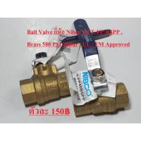 ราคา Ball Valve ยี่ห้อ Nibco รุ่น T-FP-BSPP . Brass 580 PSI/40Bar . UL / FM Approved (7324450116)