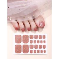 ราคา 22เคล็ดลับสำหรับยาทาเล็บสีเงินแชมเปญ ประดับกลิตเตอร์ สีพื้นเต็มฟุต กาวติดเล็บมือ สำหรับผู้หญิงและเด็กผู้หญิง DIY (41461867927)