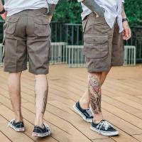 ราคา ผู้ชาย CARGO SHORT PANTS 6 กระเป๋า SUPREME QUALITY DURABLE AW1/ SELURAR PENDEK POCKET BERKITI BERTAHAN (22784320109)