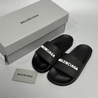 ราคา balenciaga black slides (13404499323)