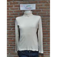 ราคา เสื้อแขนยาวสีครีม คอเต่า ผ้าcotton100% Sz.S-M (1713607030)