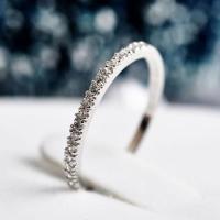 ราคา 21 แหวนแฟชั่น แหวนแถว แหวนเพชรเรียง งานฝังเพชร (564861648)