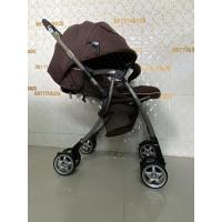 ราคา รถเข็นเด็กยี่ห้อApricaมือสองสีน้ำตาล (23619869703)