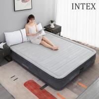 ราคา INTEX เตียงลม ปั๊มไฟฟ้าในตัวสุดหรู เตียงเป่าลมแบบดึงลวด เตียงพับกลางแจ้ง เบาะนอน ที่นอนเป่าลมแท้ (23734146215)