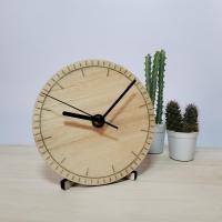 ราคา [พร้อมส่ง] นาฬิกาแขวนผนังสไตล์มินิมอล สไตล์ญี่ปุ่น สไตล์นอร์ดิก ผลิตจากไม้แท้ 100% (22741182768)