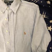 ราคา เสื้อ polo ralph lauren แขนยาวสีฟ้าอ่อน ของแท้ (6103000673)