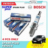ราคา HYUNDAI GETZ 1.3 / 1.4 / 1.6 Bosch Super Plus พร้อมหัวเทียน Yttrium FR7DCX+ (46852595908)