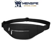ราคา MENSPE กระเป๋าคาดหน้าอกผู้ชายแฟชั่น Unisex กระเป๋าคาดเอวกีฬากันน้ําน้ําหนักเบา (44409377268)