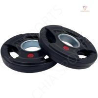 ราคา 1.25KG แผ่นน้ําหนักโอลิมปิก 5 ซม. Tri Grip ยางเคลือบแผ่น Dumbbell Barbell Kettlebell ยกน้ําหนัก Crossfit ฟิตเนส (44014921383)
