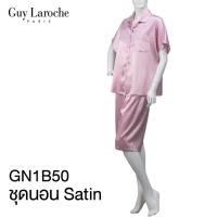 ราคา Guy Laroche ชุดนอน เสื้อ+กางเกง ผ้าซาตินผิวสัมผัส นุ่ม ลื่น เย็นสบาย รุ่น GN1B50 (25874920691)