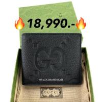 ราคา New gucci wallet หนังปั๊มสีดำ สวยคุ้มมาก (29983167138)