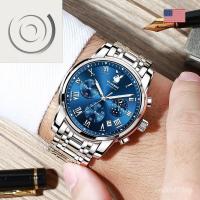 ราคา นาฬิกา Playboy สามตาหกเข็ม นาฬิกาควอตซ์โครโนกราฟหลายฟังก์ชัน นาฬิกาผู้ชาย YWDC (41423299788)