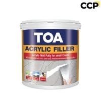 ราคา โป้วปูน TOA ขนาด 1/4 แกลลอน ทีโอเอ อะคริลิก ฟิลเลอร์ โป๊วปูน (40010643761)