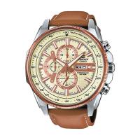 ราคา Casio Edifice นาฬิกาข้อมือผู้ชาย สายหนังแท้ รุ่น EFR-549L-7A - สีน้ำตาล (1489737812)