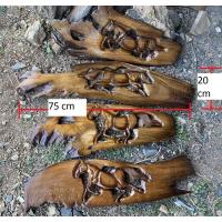 ราคา ไม้แกะสลักรูปม้ามงคลหนึ่งตัว. ขนาด 20 × 75 เซนติเมตรไม้สักแท้ 100% ไม้แผ่นเดียว (8215410946)