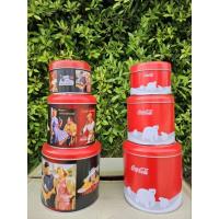 ราคา กล่องโค้กชุด3ใบ สังกะสีโค้ก3ขนาดงานสะสม (24480145943)