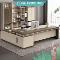 ราคา โต๊ะทำงานผู้บริหาร โต๊ะทำงานพร้อมตู้ข้าง โต๊ะคอมพิวเตอร์ โต๊ะทำงานผู้บริหาร แข็งแรงทนทาน เรียบหรู (43123454839)