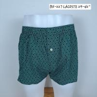 ราคา กางเกงบ๊อกเซอร์ boxer แบรนด์มือสอง สภาพดี BX-227 LACOSTE 29-42" (40312290411)