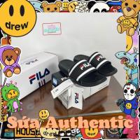 ราคา [ของแท้ 100% - REAL PHOTOS+VIDEO INCLUDED] รองเท้าแตะ Fila Sleek Tender Black Line (40758821048)