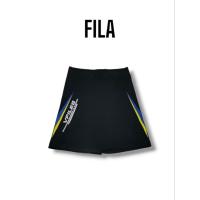 ราคา กางเกงขาสั้น FILA มือสอง สีดำ สภาพผ้าใหม่ (ออกกำลังกาย) เอว24-26(S)P115⚡ (27869954615)