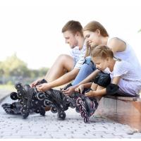 ราคา Inline skate โรลเลอร์เบลด ผู้ใหญ่ รองเท้าสเก็ต S=30-33 M=33-37 L=38-41 XL=42-45 Blue/Red/Black (5852867094)