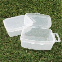 ราคา กล่องพลาสติกฝาลอคสีใส อเนกประสงค์ ขนาดเล็ก มีที่แขวน มี 3 ขนาด (842415986)